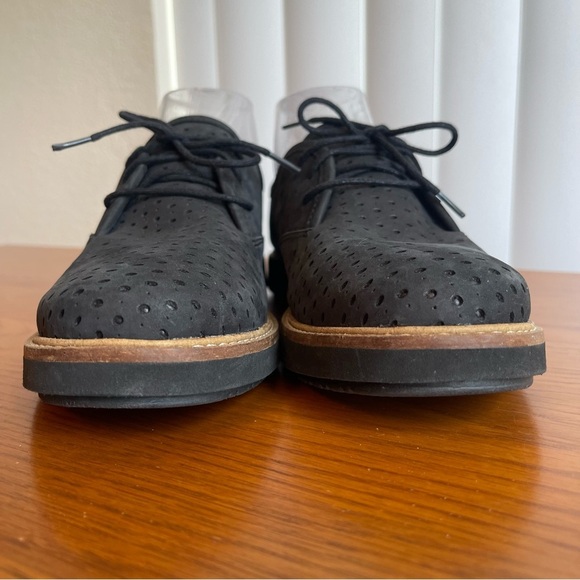 Clarks Artisan Women’s Glick Resseta Oxford Black Nubuck Size 9 - Picture 6 of 13